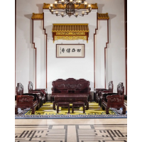 凹凸傳奇紅木紫檀精品 | 江山如意沙發(fā)，撐起家的貴氣和福氣！